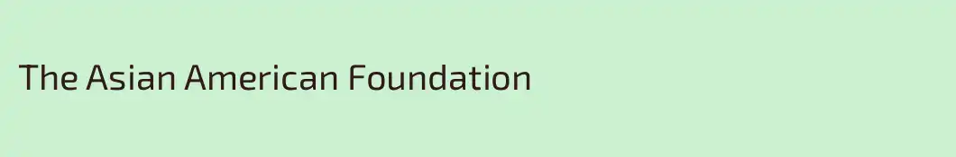 The Asian American Foundation